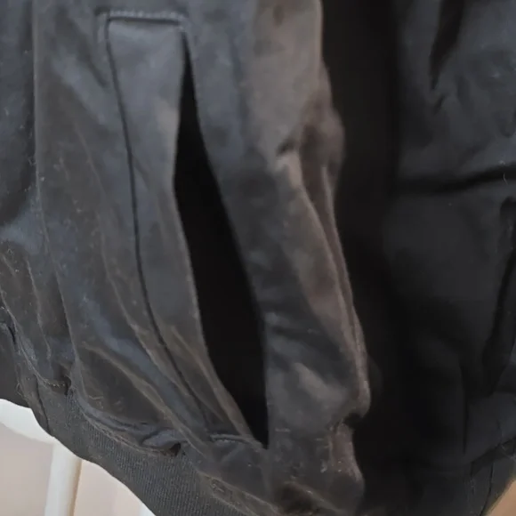 Torrid - Stretch Twill Bomber Jacket in Deep Black​​​​ - Picture 4 of 16